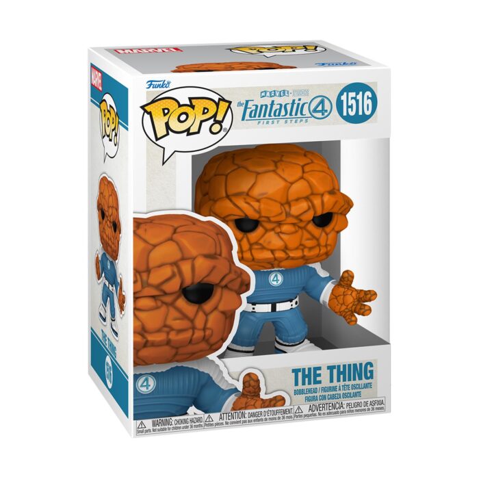 FUNKO POP! Marvel: The Fantastic 4 First Steps - The Thing #1516 Bobble-Head Vinyl Figure