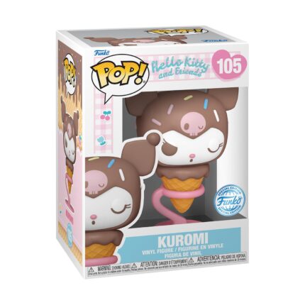 FUNKO POP!  Sanrio: Hello Kitty And Friends - Kuromi Ice Cream Cone (Special Edition) #105 Vinyl Figure