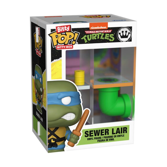 FUNKO BITTY POP! Box: Teenage Mutant Ninja Turtles - Sewer Lair Vinyl Figures - Image 2