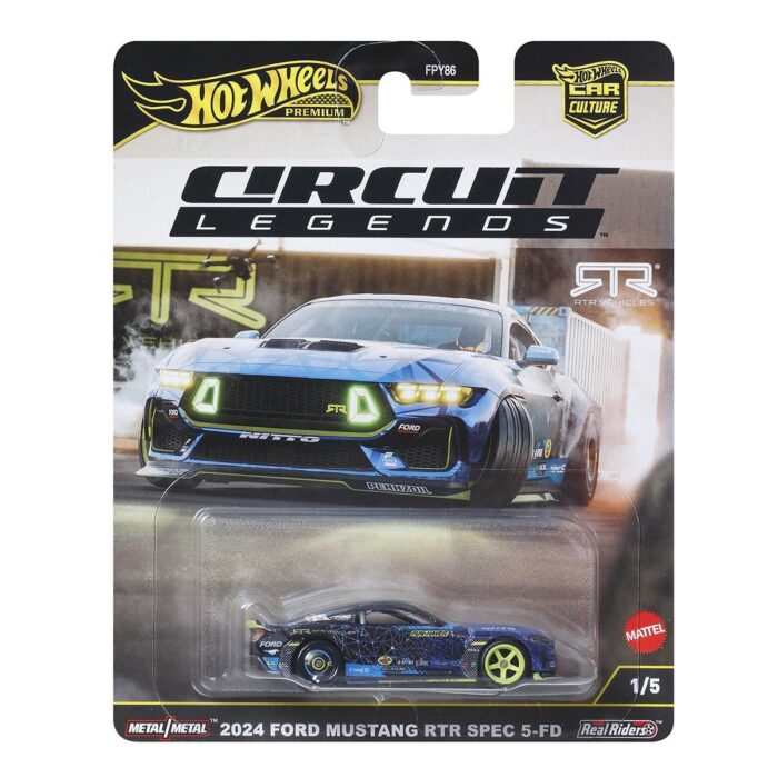 Mattel Hot Wheels Premium Car Culture: Circuit Legends Ford Mustang RTR Spec 5-FD