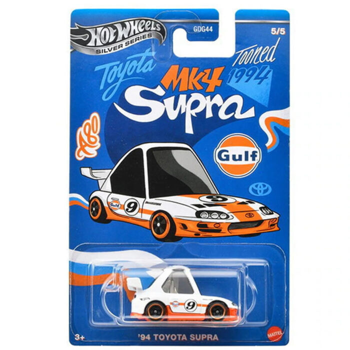 Mattel Hot Wheels: Silver Series Tooned Gulf Racing - '94 Toyota Supra