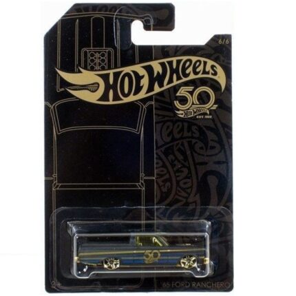 Hot Wheels 50th Anniversary Black & Gold '65 Ford Ranchero