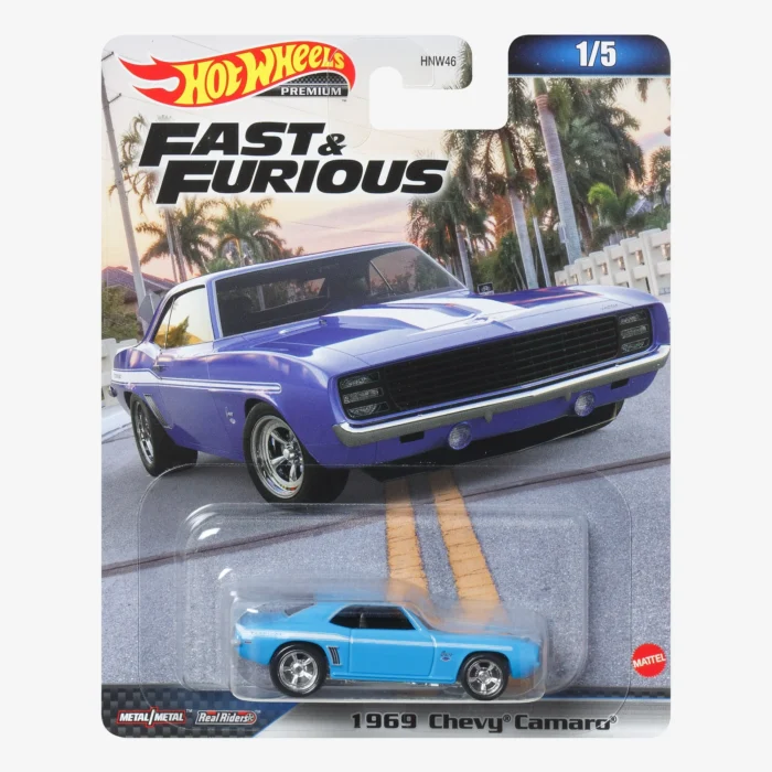 Mattel Hot Wheels Premium: Fast & Furious - 1969 Chevy Camaro