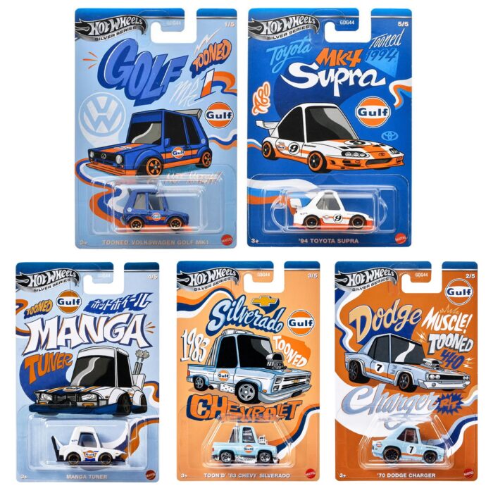 Mattel Hot Wheels: Silver Series Tooned Gulf Racing