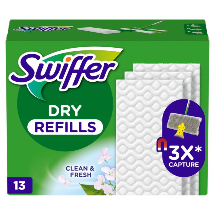 SWIFFER DRY:  Ανταλλακτικά Πανάκια Fresh 13 Τεμαχίων