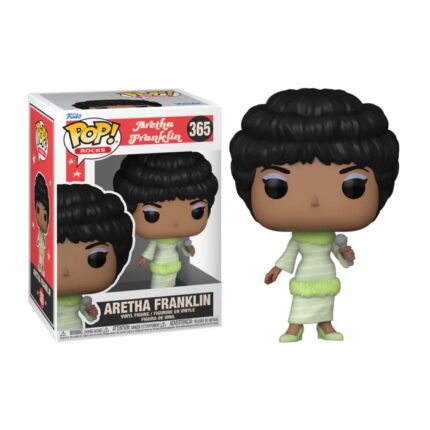 FUNKO POP! Rocks: The Queen of Soul - Aretha Franklin (Green Dress) #365 Vinyl Figure
