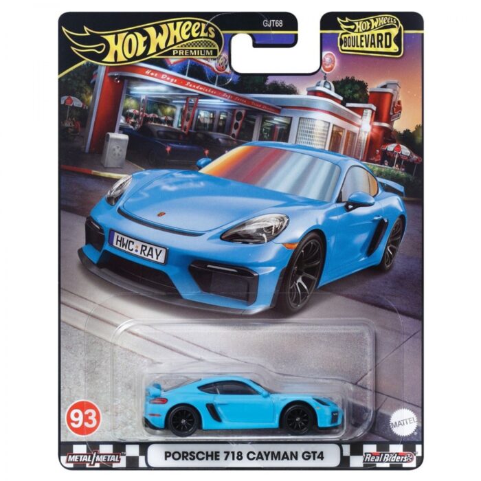 Mattel Hot Wheels Premium: Boulevard - Porsche 718 Cayman GT4