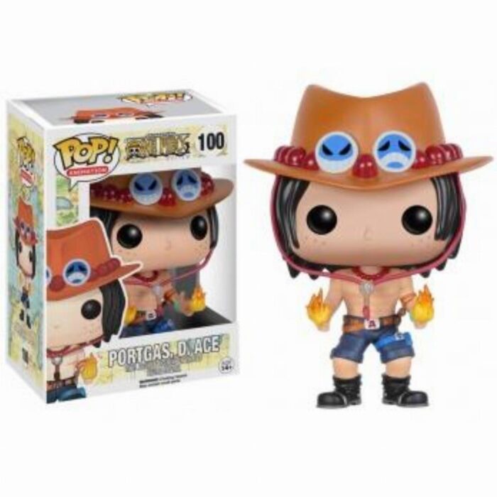 FUNKO POP! Animation: One Piece - Portgas. D. Ace #100 Vinyl Figure