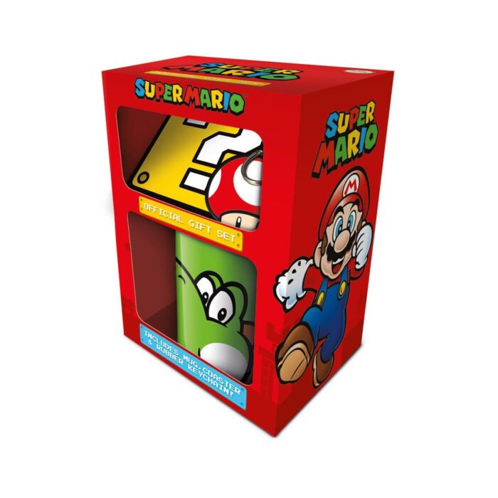 Super Mario: Yoshi - Mug, Coaster & Keychain Gift Set (GP85205)