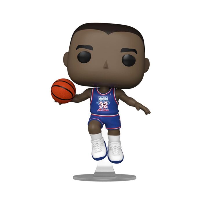 FUNKO POP!  Basketball: NBA All Stars - Magic Johnson (Blue All Star Uni 1992) #138 Vinyl Figure - Image 3