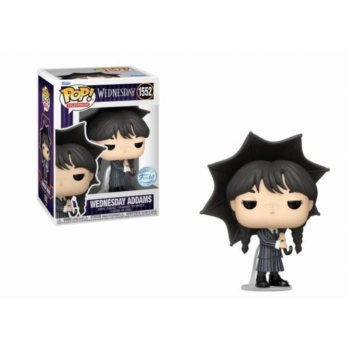 FUNKO POP! Television: Wednesday - Wednesday Addams with Umbrella (Special Edition) #1552 Vinyl Figure