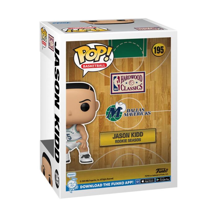 FUNKO POP! Basketball: Dallas Mavericks - Jason Kidd #195 Vinyl Figure - Image 4
