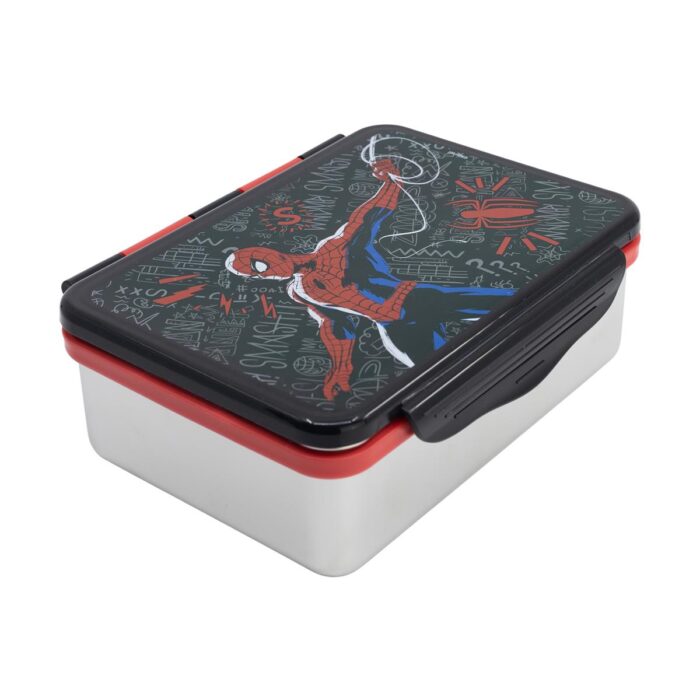 ΦΑΓΗΤΟΔΟΧΕΙΟ STAINLESS STEEL “SPIDERMAN BLACK” 1070ml - Image 3
