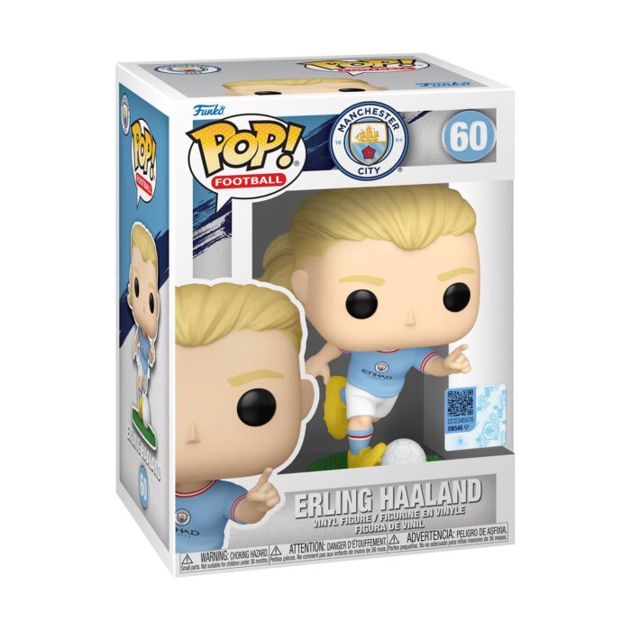 FUNKO POP!  Football: Manchester City - Erling Haaland (with Ball) #60 Vinyl Figure