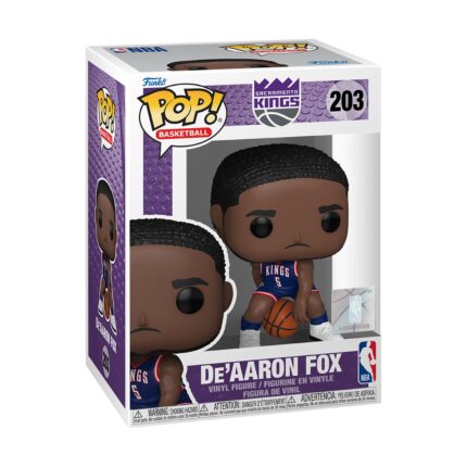 FUNKO POP!  Basketball: NBA Kings - De'Aaron Fox (City Edition 24-25) #203 Vinyl Figure