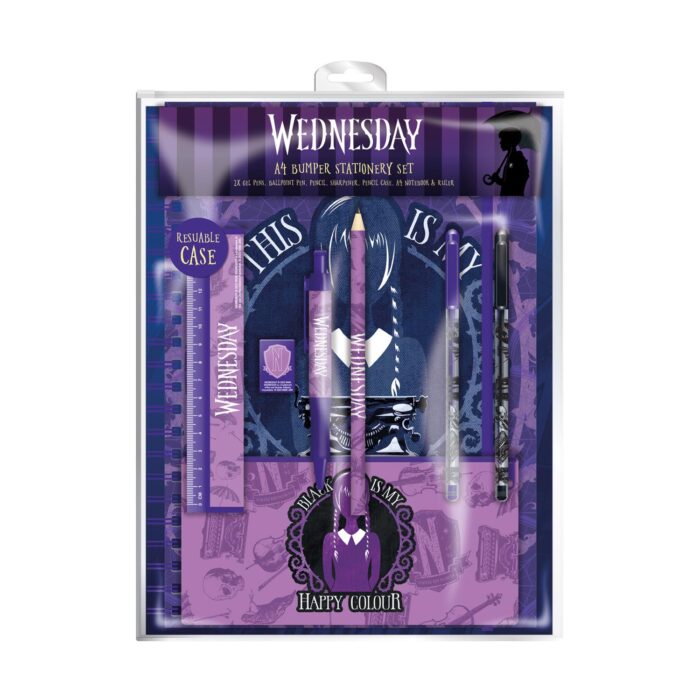 ΣΧΟΛΙΚΟ ΣΕΤ : WEDNESDAY - WRITING TIME A4 BUMPER STATIONERY SET (SR74542)