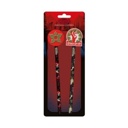 ΣΕΤ ΜΟΛΥΒΙΩΝ “STRANGER THINGS 4” - DEMOGORGONS PENCIL & TOPPERS