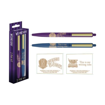 ΣΕΤ ΜΕ ΣΤΥΛΟ “WEDNESDAY - NEVERMORE 2 PEN SET" (SR74439)