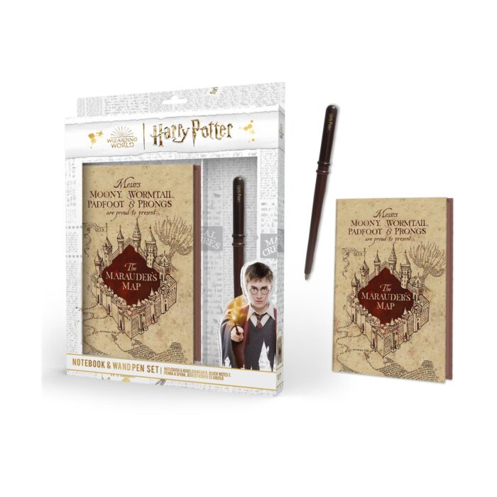 ΣΧΟΛΙΚΟ ΣΕΤ : Harry Potter: The Marauder's Map - Notebook & Wand Pen Set (SR74636)