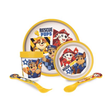 ΠΑΙΔΙΚΟ ΣΕΤ ΦΑΓΗΤΟΥ “PAW PATROL RESCUE PUPS” (ΣΕΤ 5 ΤΕΜΑΧΙΩΝ)