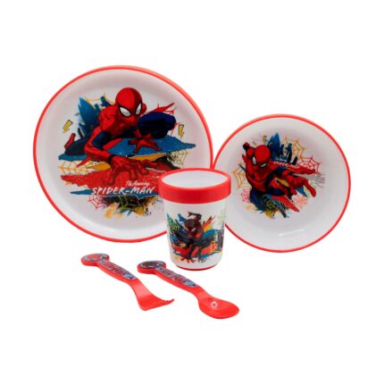 ΠΑΙΔΙΚΟ ΣΕΤ ΦΑΓΗΤΟΥ “SPIDER-MAN” (ΣΕΤ 5 ΤΕΜΑΧΙΩΝ)