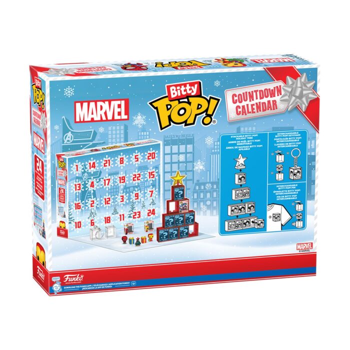 FUNKO BITTY POP! Countdown Calendar: Marvel Comics - Stackable Holiday Tree Vinyl Figure