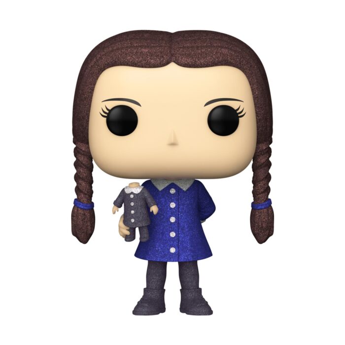 FUNKO POP!  Television: The Addams Family - Wednesday Addams (Diamond Glitter) (Black) (Special Edition) #811 Vinyl Figure - Image 2