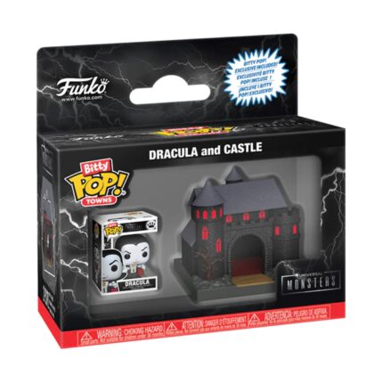 FUNKO BITTY POP! Towns: Universal Monsters - Dracula and Castle Vinyl Figures
