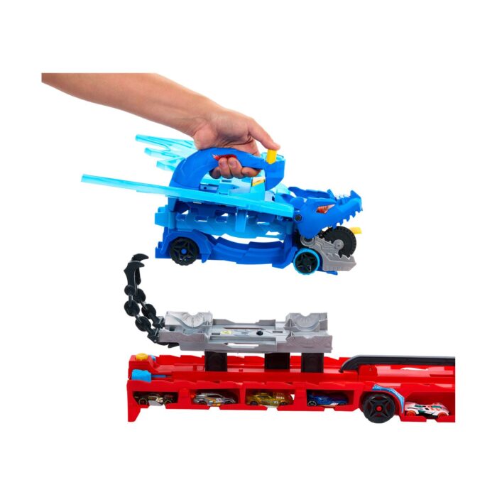 Mattel Hot Wheels City: Νταλίκα “Διπλός Δράκος” - Image 5