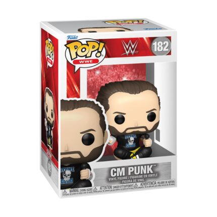 FUNKO POP!  WWE: CM Punk #182 Vinyl Figure