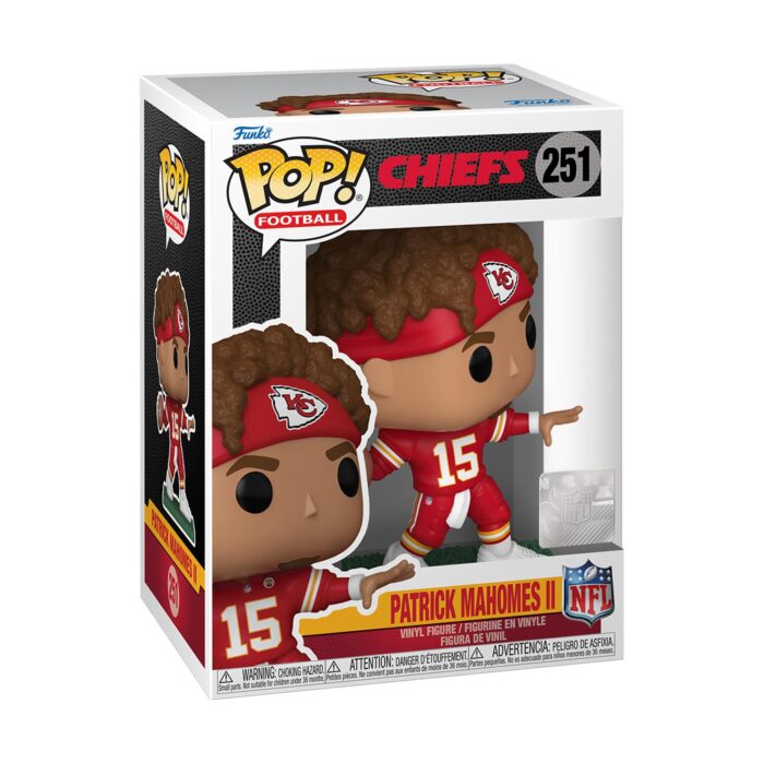 FUNKO POP!  Football: Chiefs - Patrick Mahomes II (2023) #251 Vinyl Figure