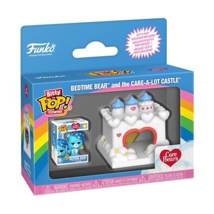 FUNKO BITTY POP! Towns: Care Bears - Bedtime Bear and The Care-A-Lot Castle Vinyl Figures