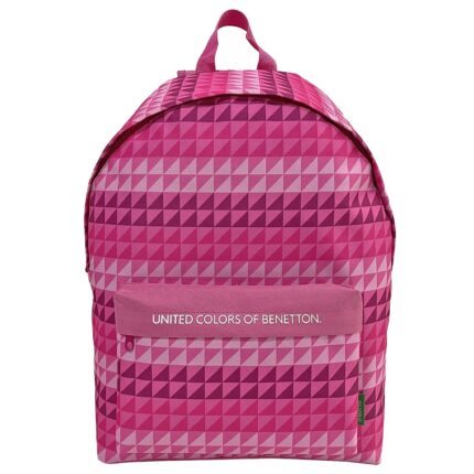 ΑΝΑΤΟΜΙΚΟ ΕΦΗΒΙΚΟ ΣΑΚΙΔΙΟ ΠΛΑΤΗΣ "UNITED COLORS OF BENETTON" TRIANGLES