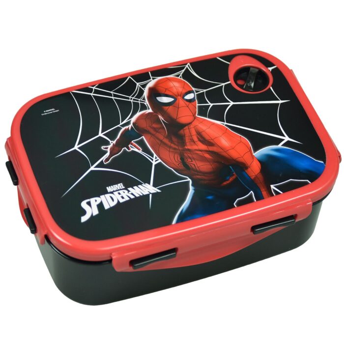 ΠΛΑΣΤΙΚΟ ΔΟΧΕΙΟ ΦΑΓΗΤΟΥ “ SPIDERMAN BLACK CITY” 900 ml
