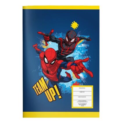 ΤΕΤΡΑΔΙΟ ΚΑΡΦΙΤΣΑ 40 ΦΥΛΛΩΝ «SPIDERMAN TEAM»