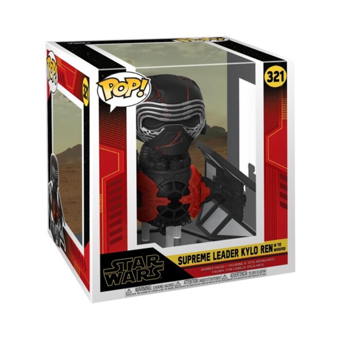 FUNKO POP! Deluxe: Star Wars Ep 9 - Supreme Leader Kylo Ren In The Whisper #321 Vinyl Figure