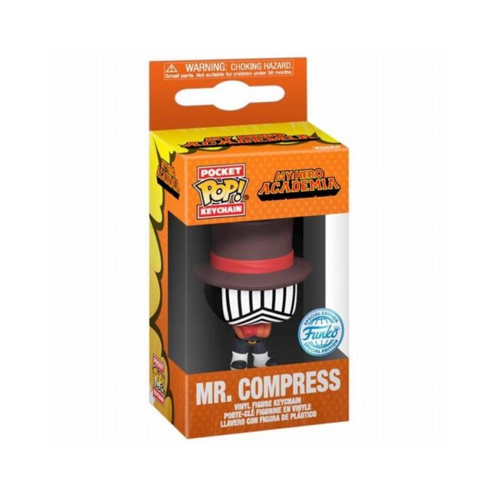 FUNKO POCKET POP! : My Hero Academia - Mr. Compress (Hideout) Vinyl Figure Keychain