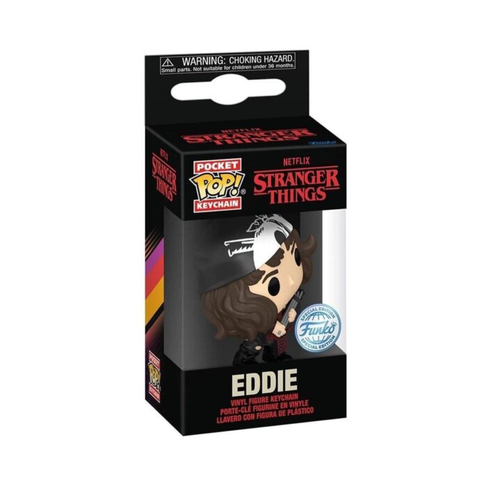 FUNKO POCKET POP! : Netflix Stranger Things - Eddie Vinyl Figure Keychain