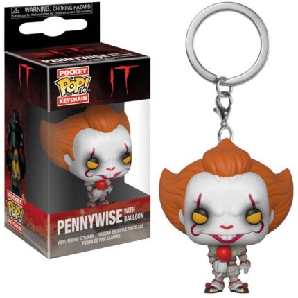 FUNKO POCKET POP! : It - Pennywise (With Balloon) Vinyl Figure Keychain