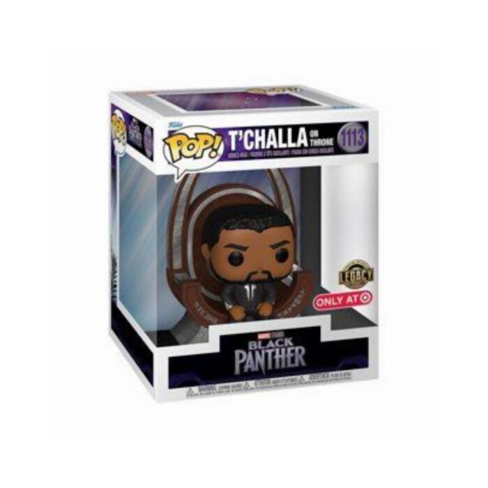 FUNKO POP!Deluxe Marvel: Black Panther Legacy S1 - T’Challa on Throne (Special Edition) #1113 Vinyl Figure
