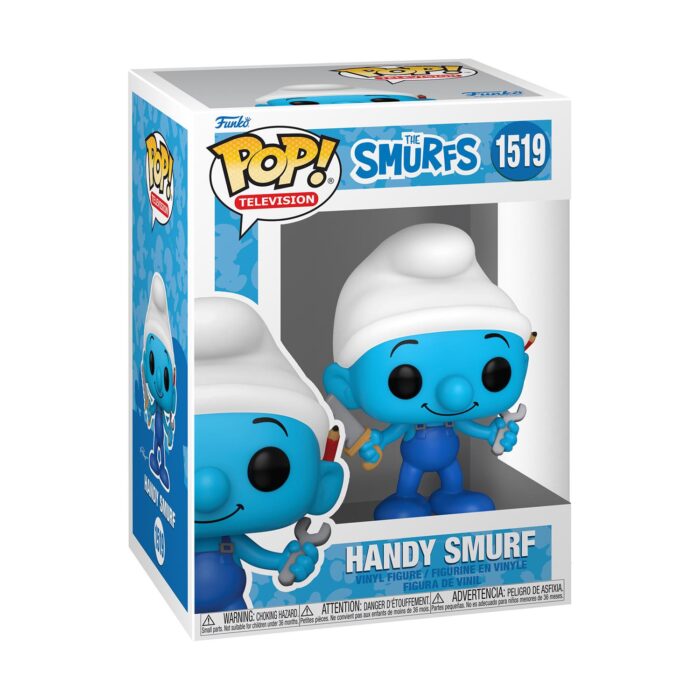 FUNKO POP! Television: The Smurfs - Handy Smurf #1519 Vinyl Figure