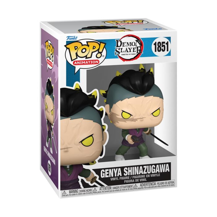 FUNKO POP! Animation: Demon Slayer- Genya Shinazugawa (Demon Form) #1851 Vinyl Figure