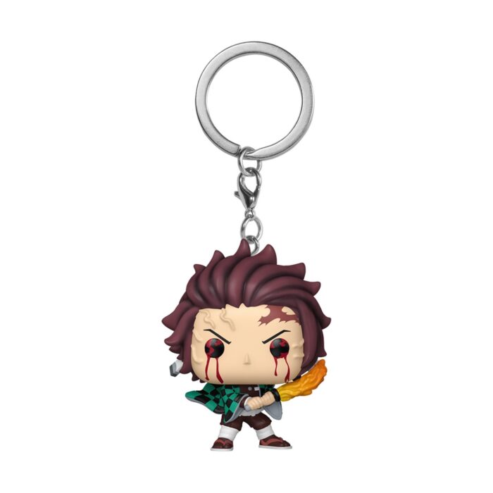 FUNKO POCKET POP! : Demon Slayer - Tanjiro Kamado (Sun Breathing) Vinyl Figure Keychain - Image 3