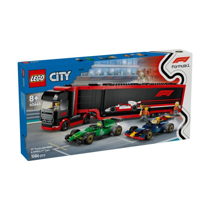 LEGO® City: Φορτηγό F1® με Αυτοκίνητα RB20 & AMR24 F1® (60445) - Image 4