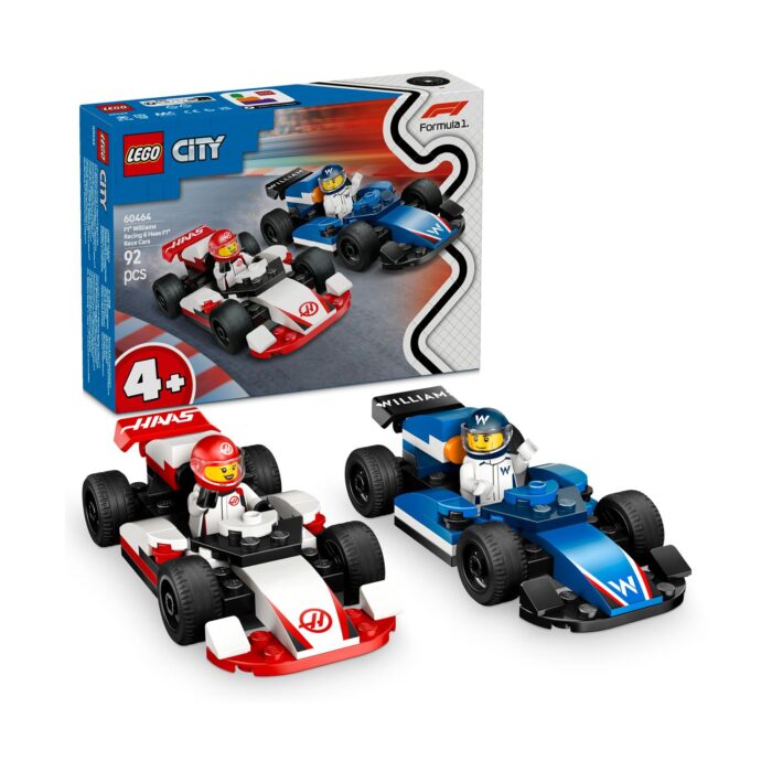 LEGO® City: Αγωνιστικά Αυτοκίνητα F1® Williams Racing & Haas F1® (60464)