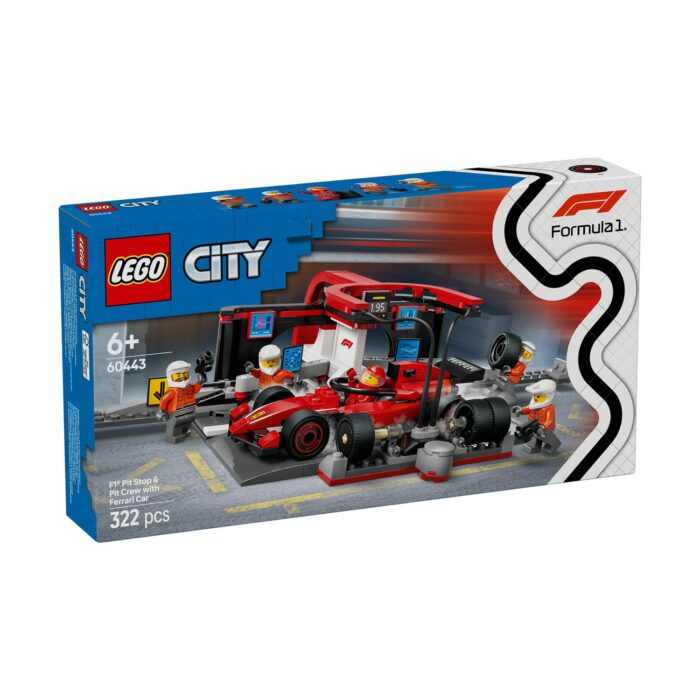LEGO® City: Πιτ Στοπ F1® & Ομάδα Πιτ με Αυτοκίνητο Ferrari (60443) - Image 4