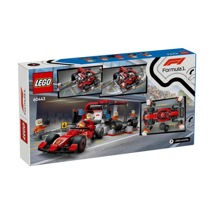 LEGO® City: Πιτ Στοπ F1® & Ομάδα Πιτ με Αυτοκίνητο Ferrari (60443) - Image 3