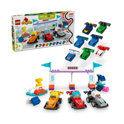 LEGO® DUPLO® Town: Αγωνιστικά Αυτοκίνητα και Οδηγοί Ομάδας F1® (10445)
