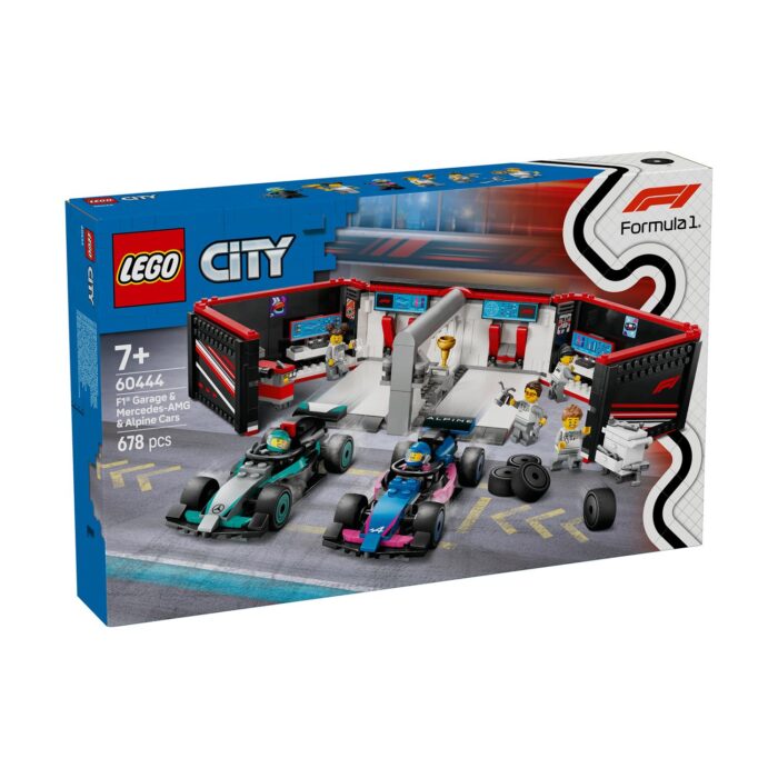 LEGO® City: Γκαράζ F1® & Αυτοκίνητα Mercedes-AMG & Alpine (60444) - Image 4