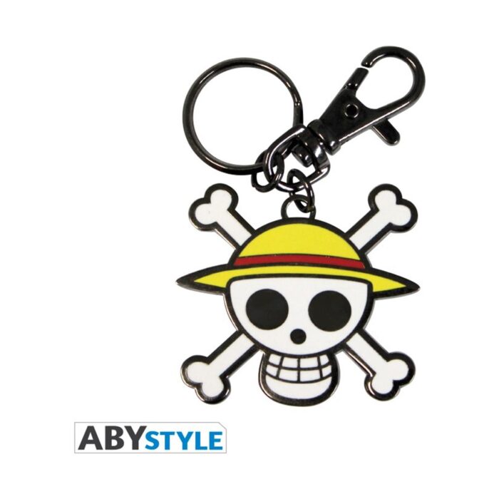One Piece - Skull - Luffy Metal Keychain